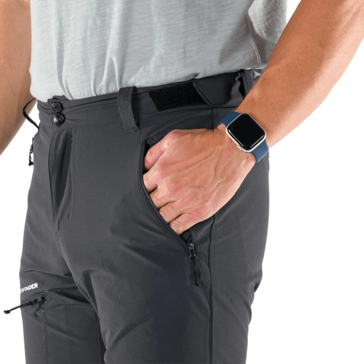 Pánske turistické kraťasy NORTHFINDER ARIO-319grey · záber 5