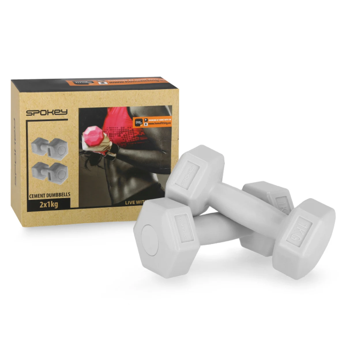 Činky SPOKEY MONSTER II - 2x 1 kg · záber 4