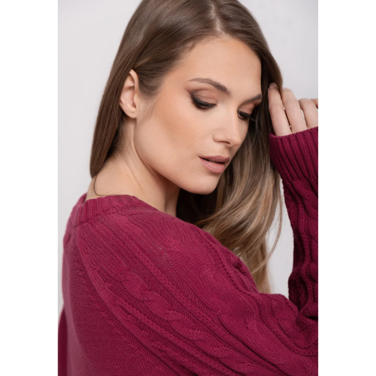 Dámský svetr VOLCANO S-AYA-401-PINK · záber 2