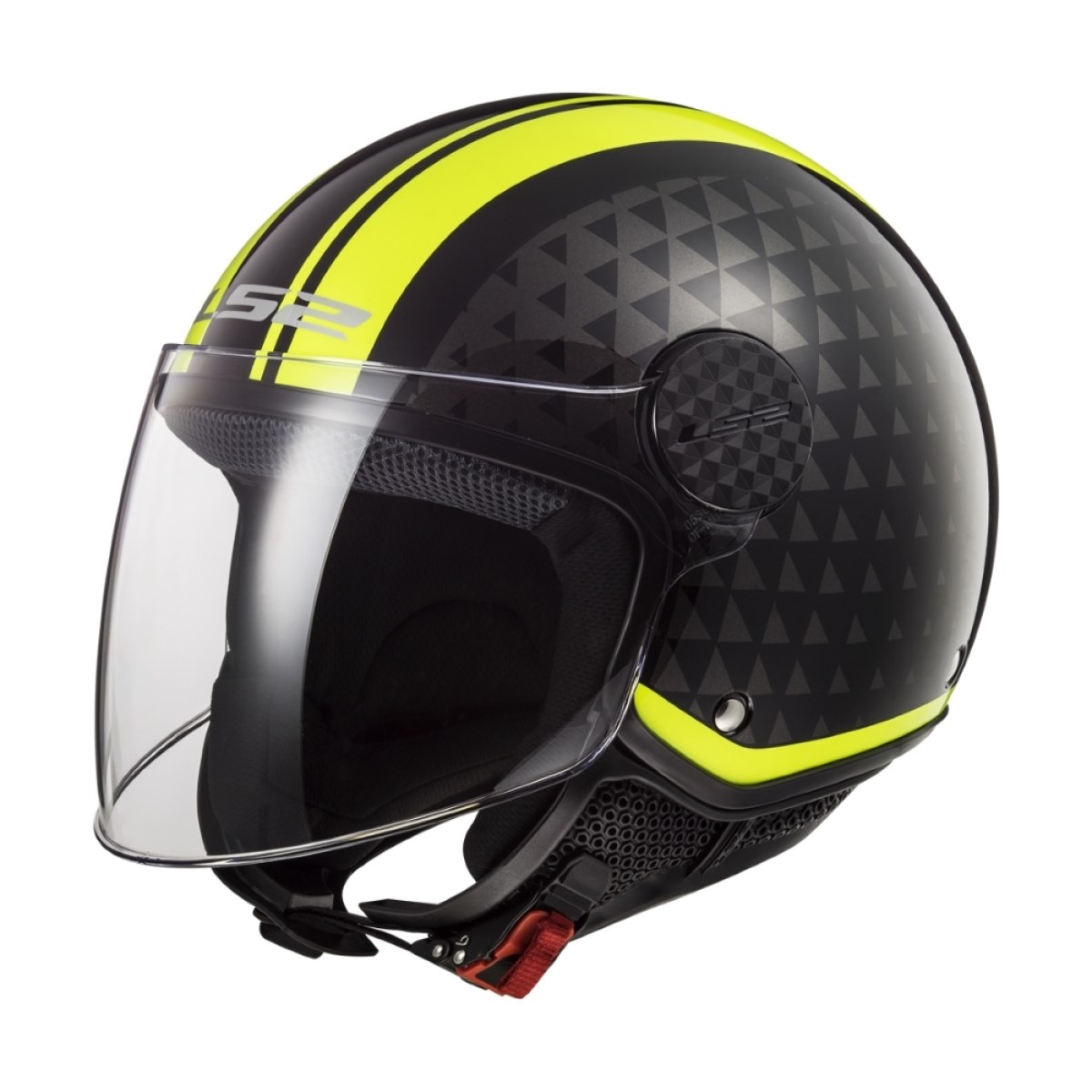 LS2 OF558 Sphere Lux Crush Black H-V Yellow - XXL (62-63) · záber 1