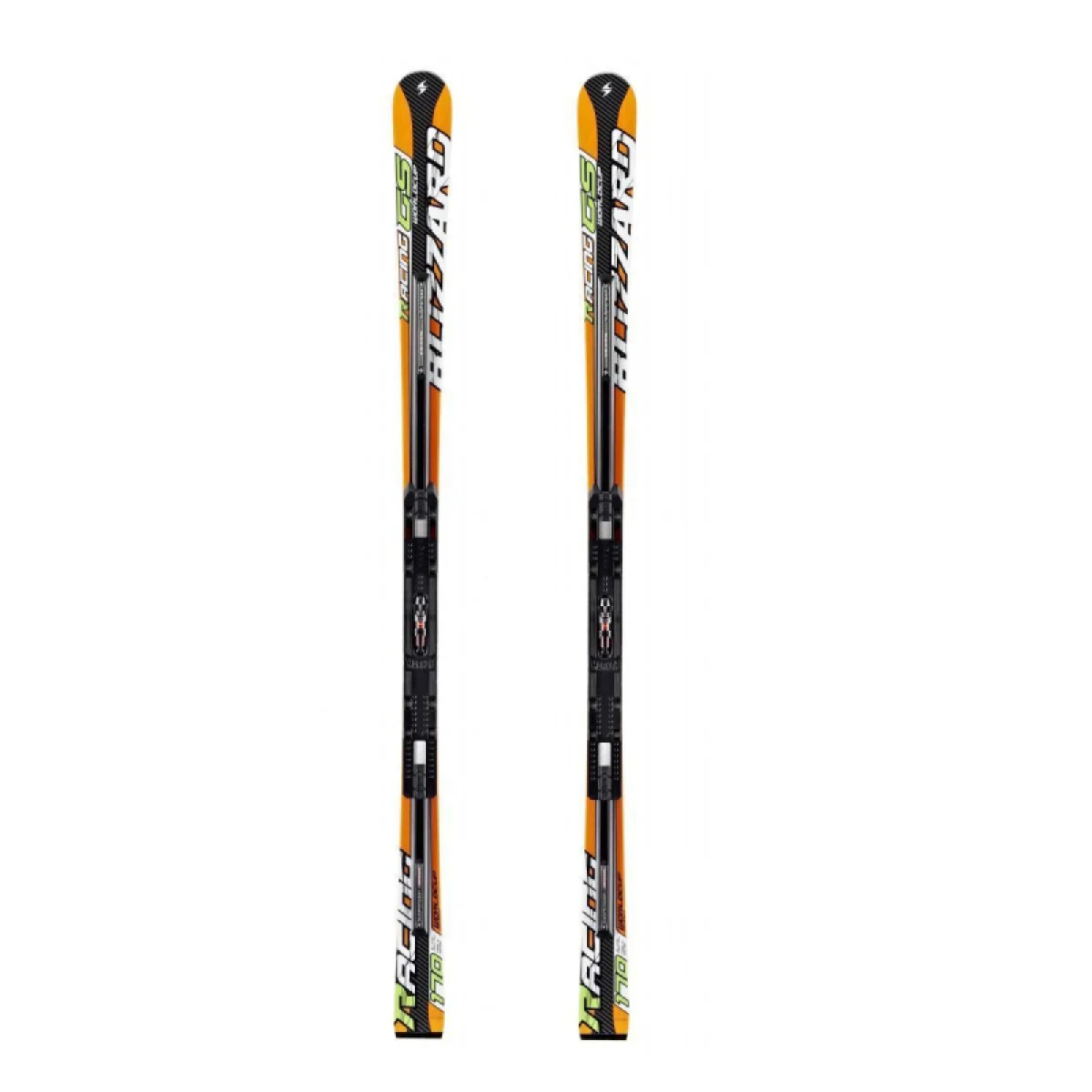 Juniorské závodné lyže (bez viazania) BLIZZARD GS Race JR Full Susp. + WC plate, R-17 m · záber 2