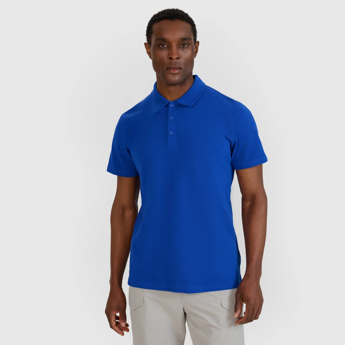 Pánské polo tričko regular - modré · záber 1