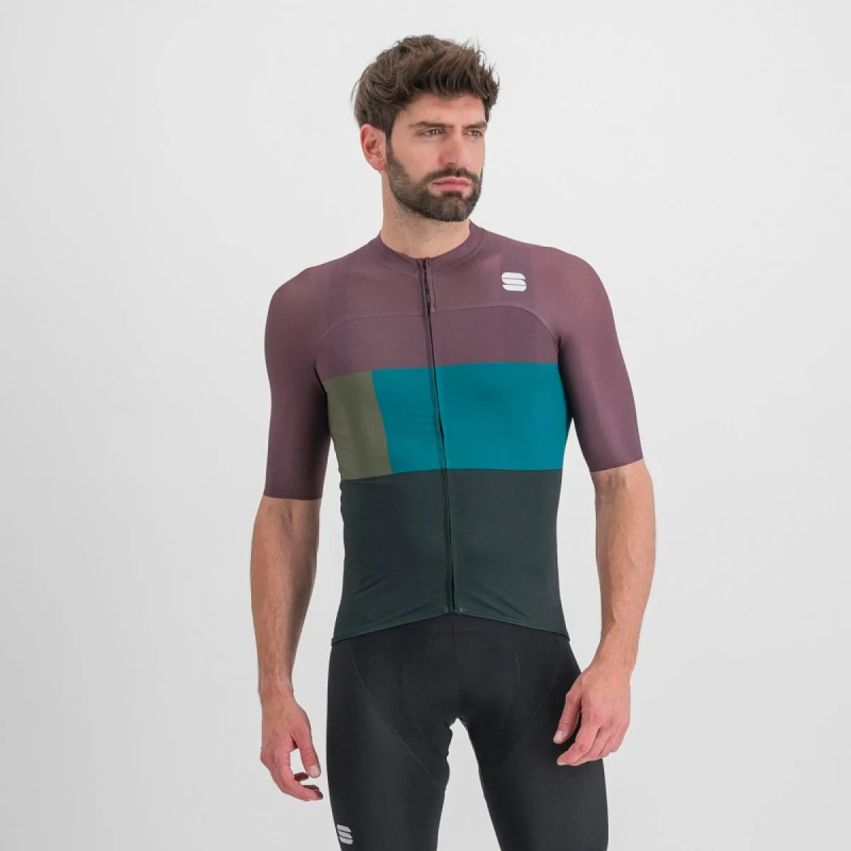 Pánský cyklistický dres s krátkým rukávem SPORTFUL Snap jersey, scarab huckleberry · záber 2