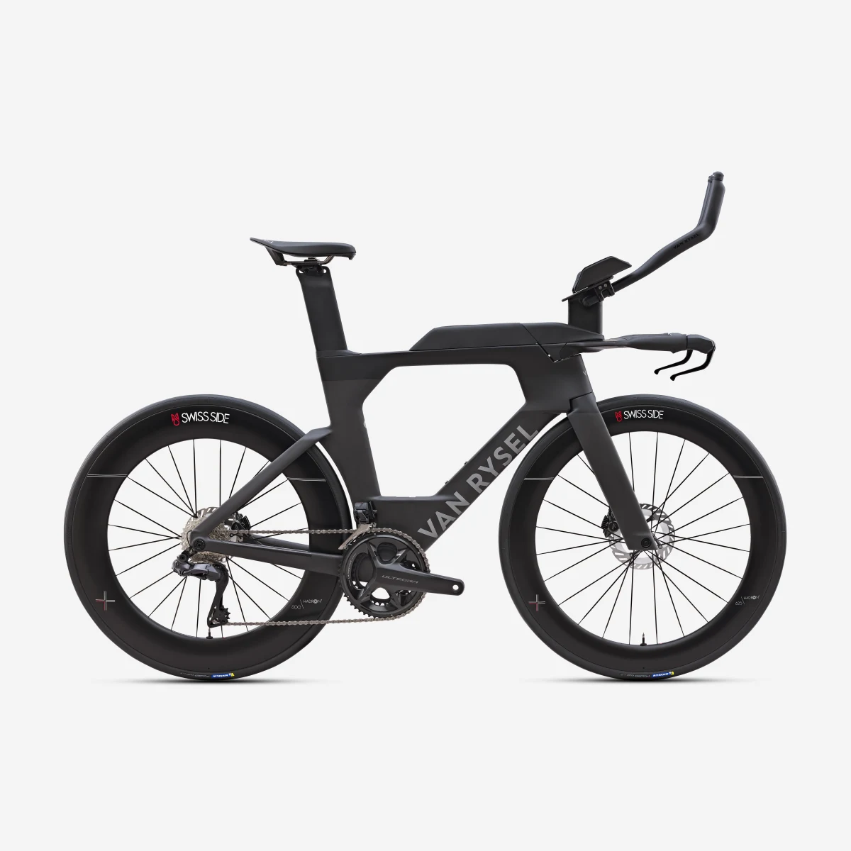 VAN RYSEL Triatlonový bicykel XCR Ultegra Di2 2x12 PWM matný sivý M · záber 1