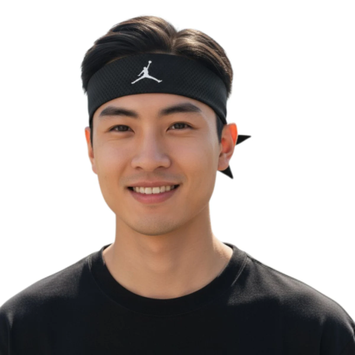 Čelenka NIKE JORDAN PS ADJ HEADBAND BK WH · záber 1