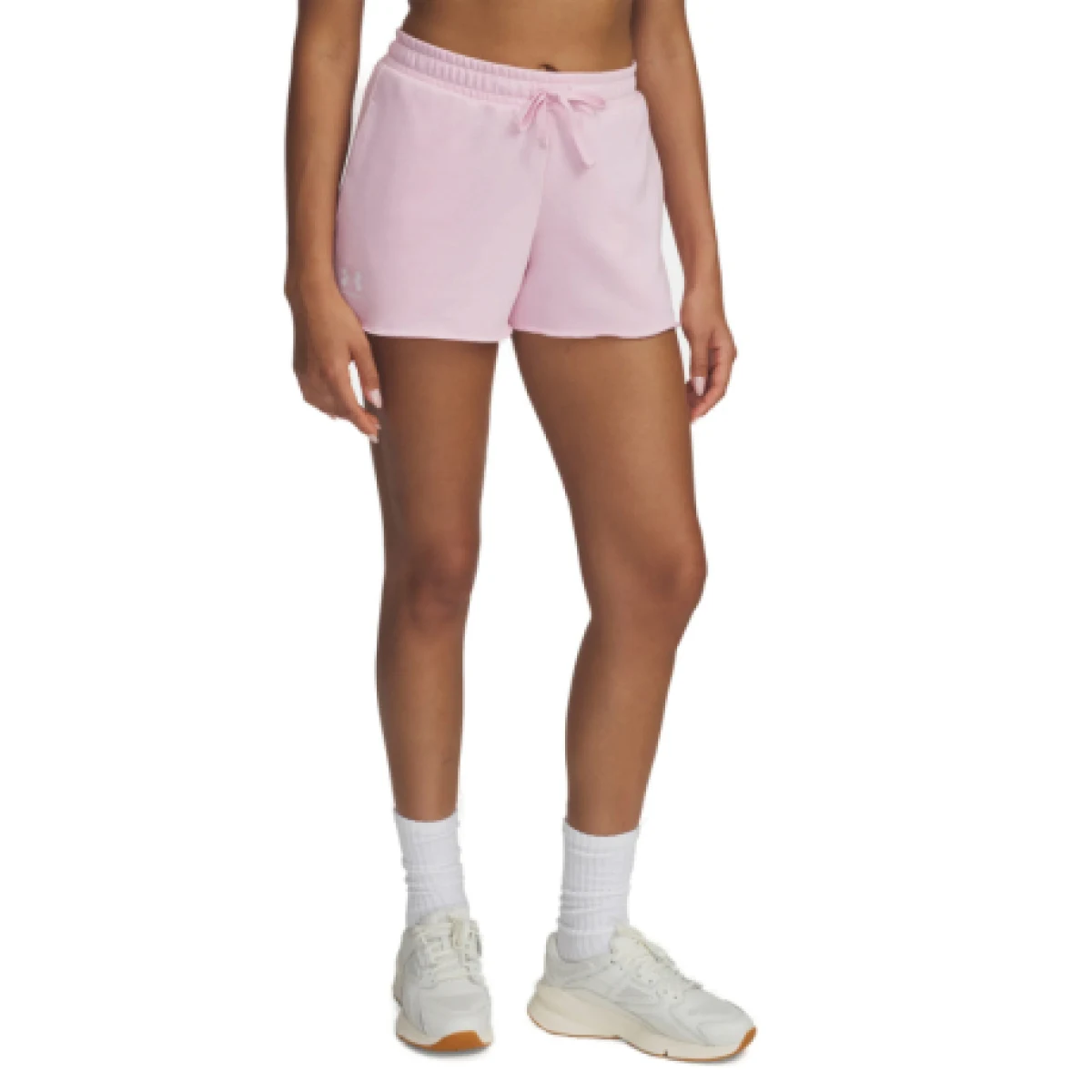 Dámské teplákové kraťasy UNDER ARMOUR UA Rival Terry Short-PNK · záber 1
