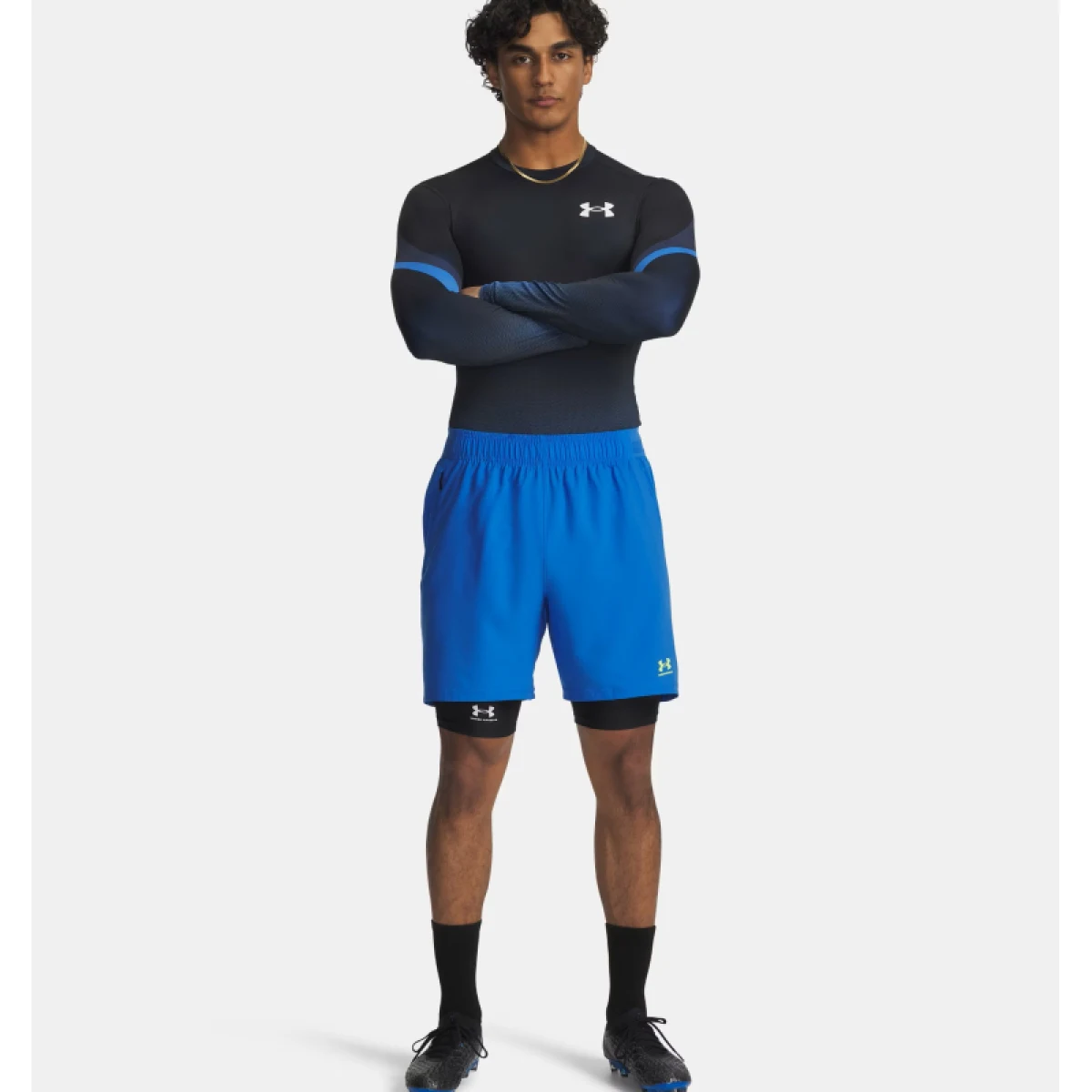 Pánske kompresné tričko s dlhým rukávom UNDER ARMOUR UA Heatgear Sub Crew LS · záber 4