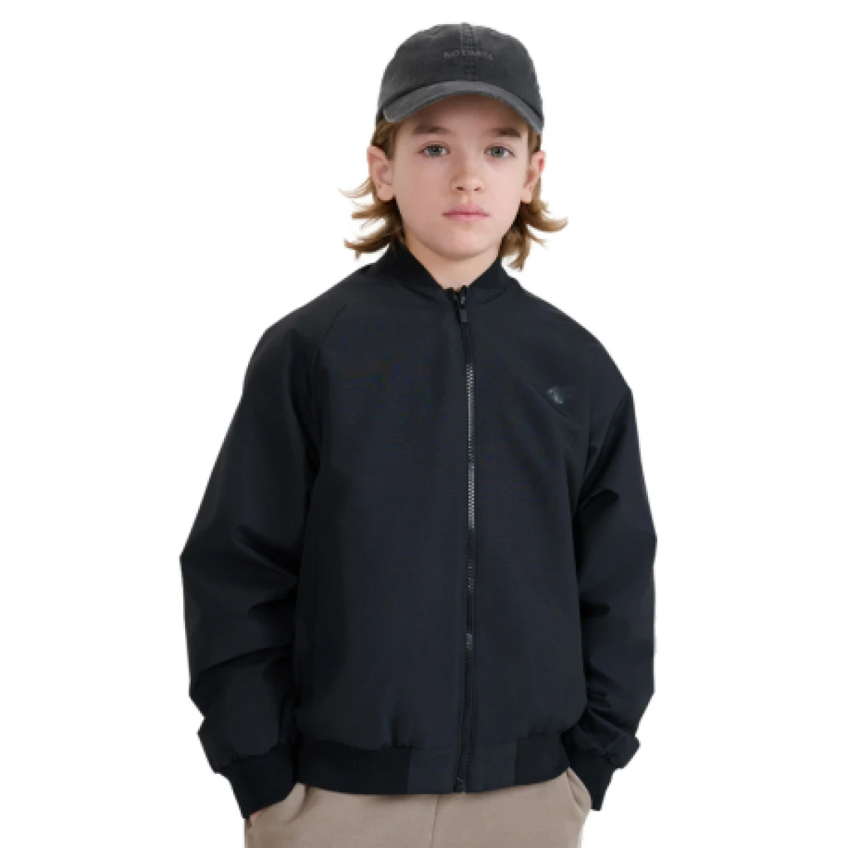 Chlapecká bunda 4F JUNIOR JACKET-JWSS25TJACM186-20S-BLACK · záber 1