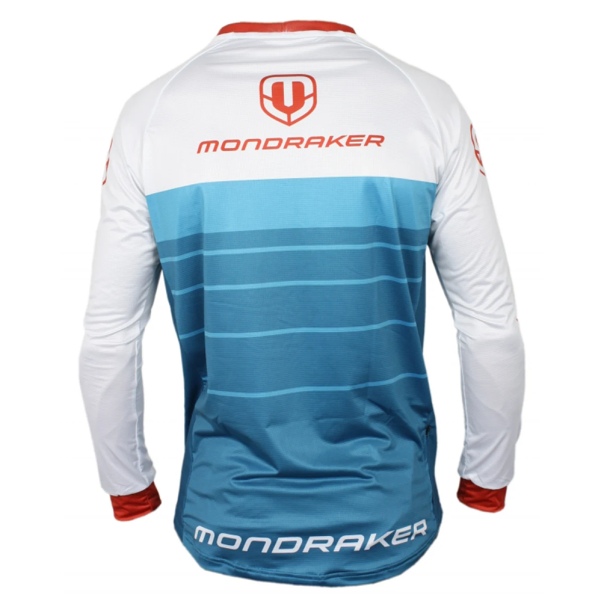 Pánský cyklistický dres s dlouhým rukávem MONDRAKER Enduro Trail Jersey long, petrol white red · záber 3