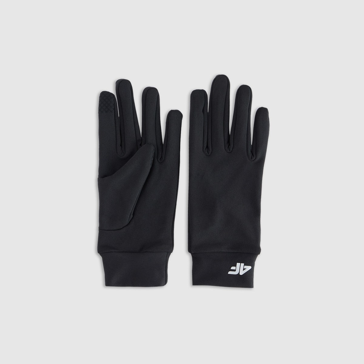 Unisex pletené rukavice Touch Screen - čierne · záber 2
