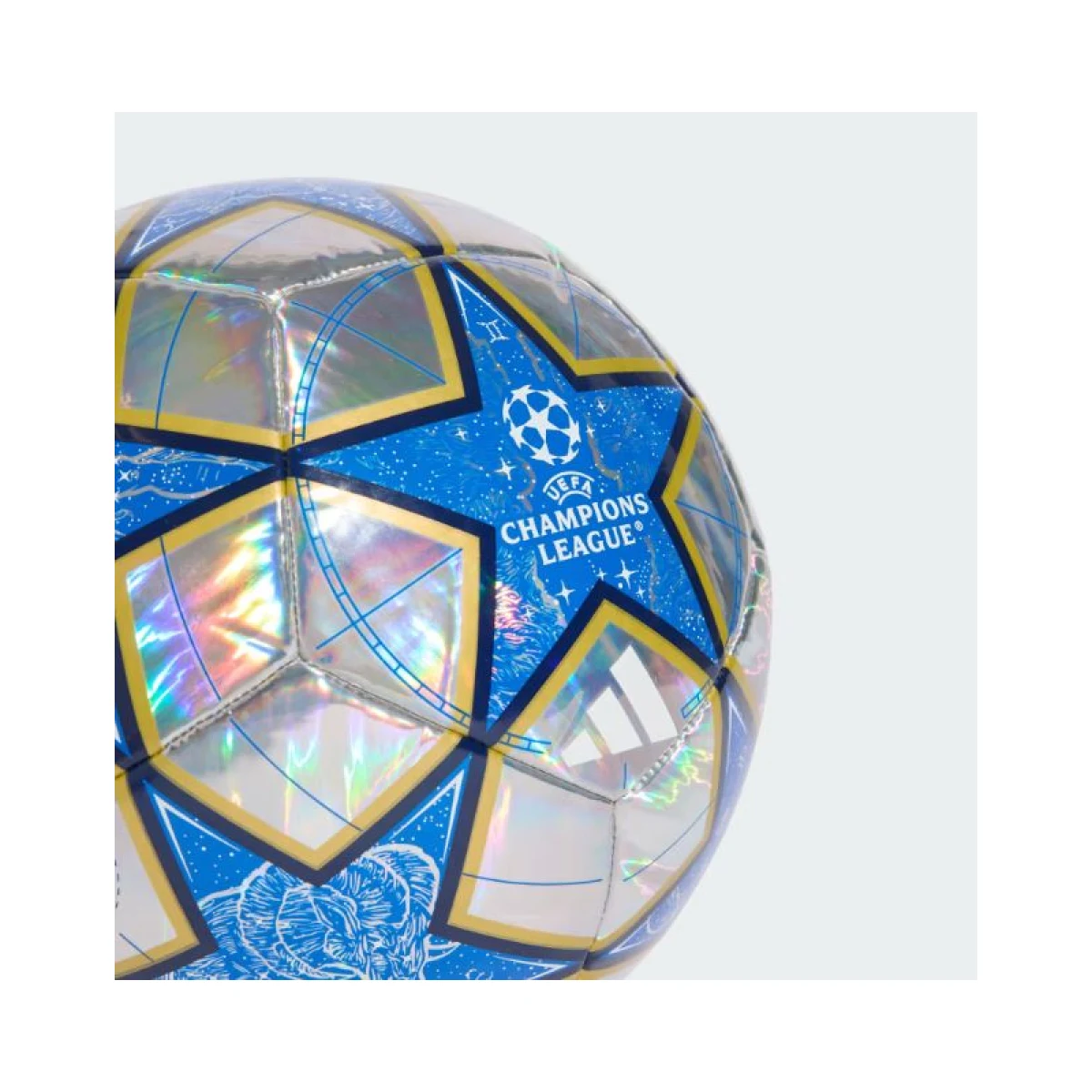 Futbalová lopta ADIDAS UCL TRN FOIL MULTCO DKBLUE PANTON · záber 2