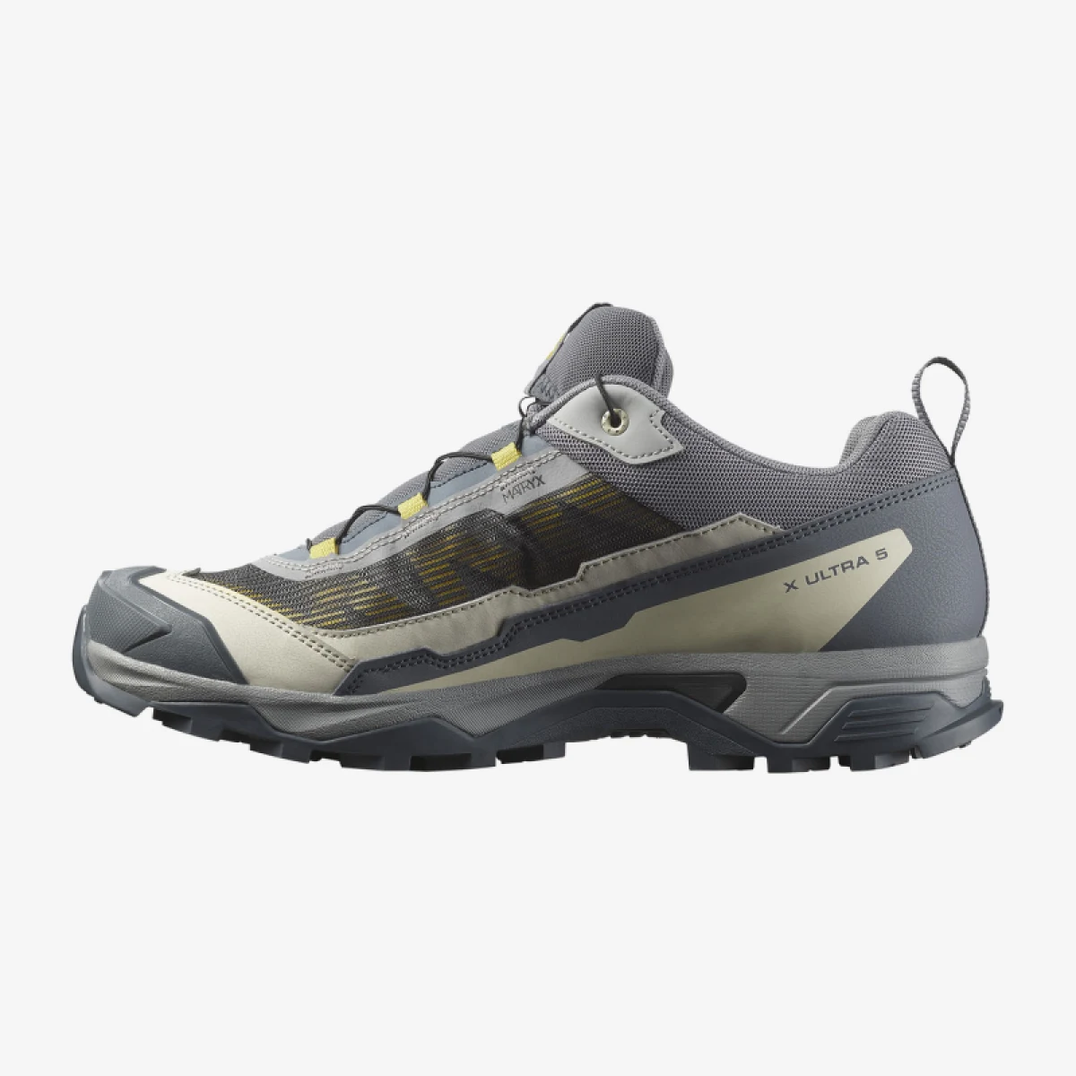 Pánská nízká turistická obuv SALOMON X Ultra 5 M monument turbulence spicy mustard · záber 2