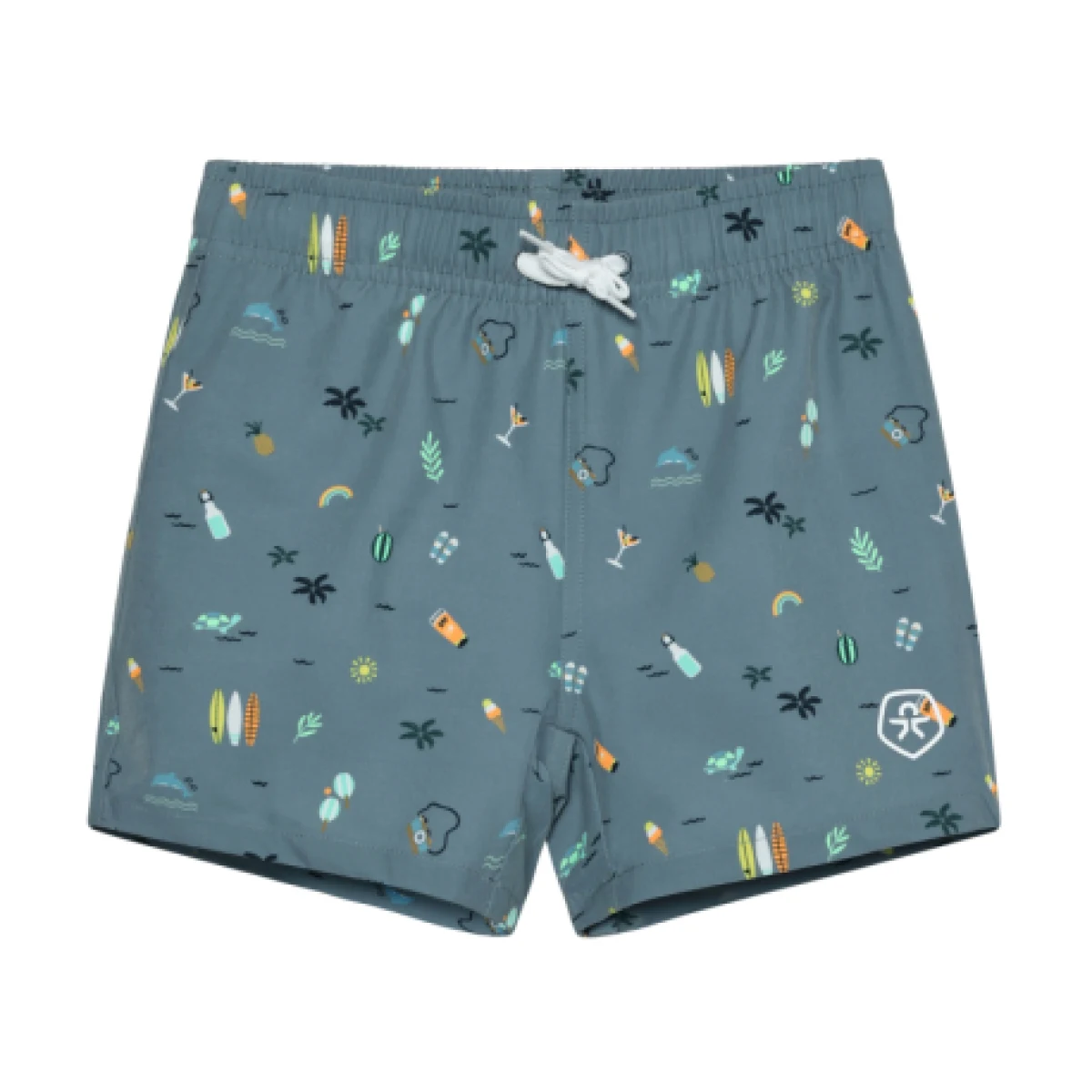 Gyerek fürdőruhák COLOR KIDS Swim Shorts, AOP-7450-Coronet Blue · záber 1