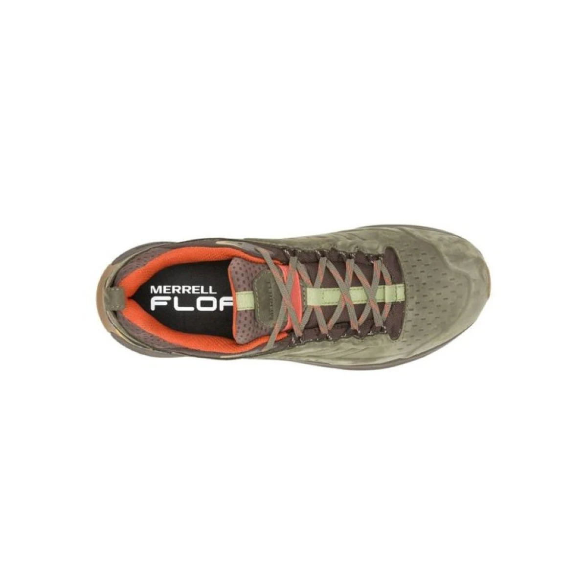 Pánska nízka turistická celokožená obuv MERRELL Moab Speed 2 LTR WP M olive · záber 3