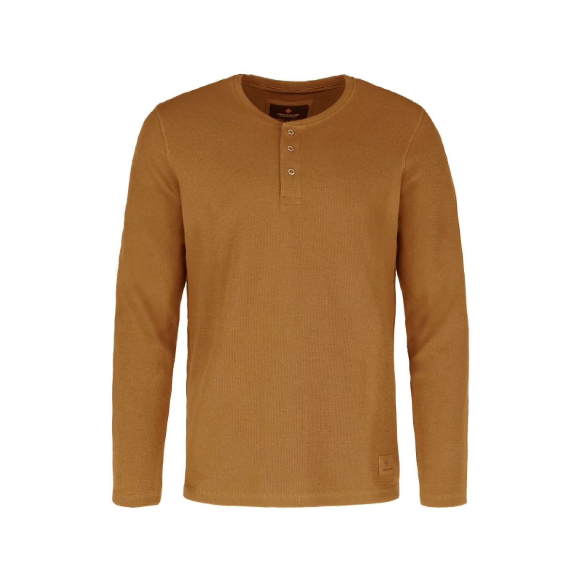 Pánske tričko s dlhým rukávom VOLCANO L-AZUX-102-BEIGE · záber 4