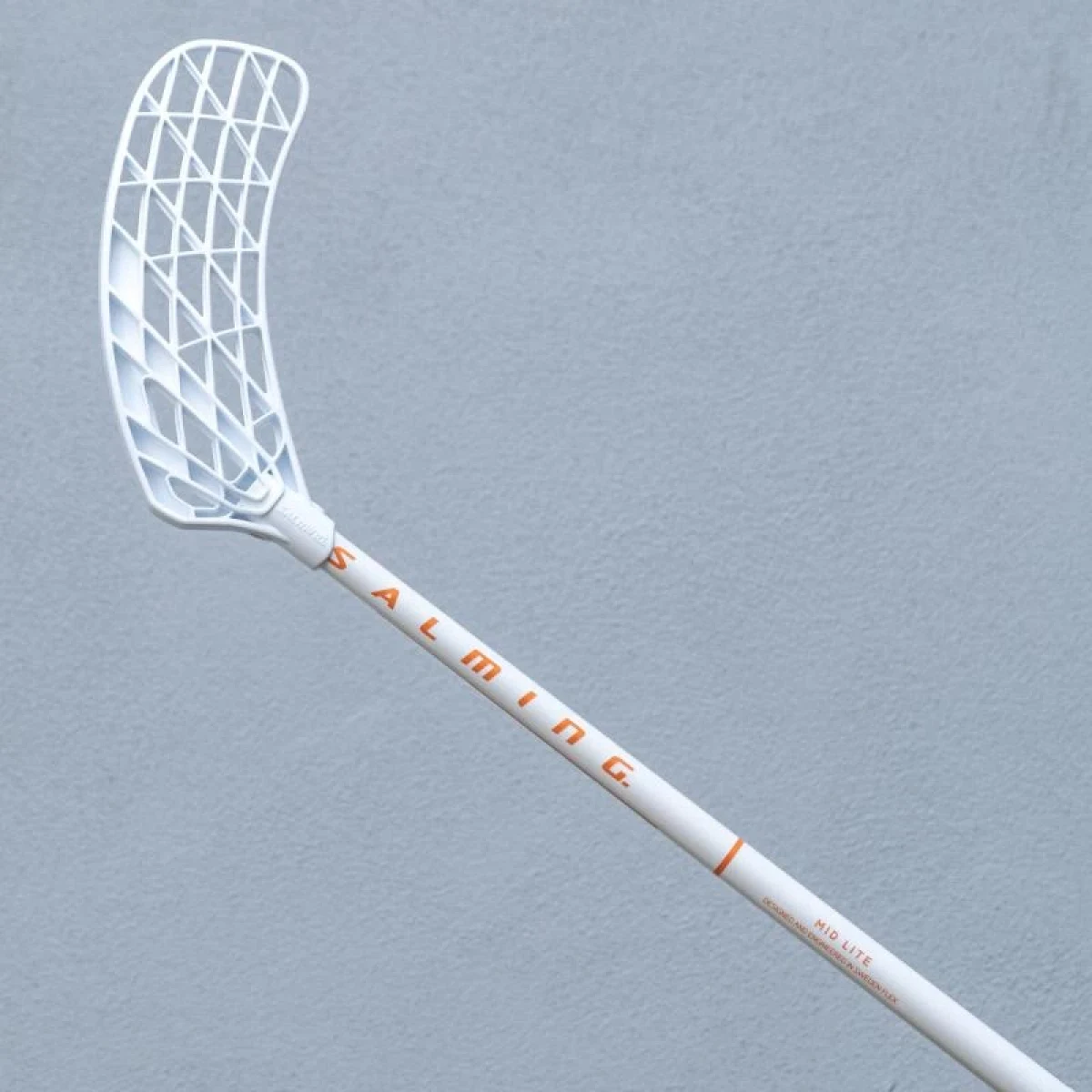 Salming Flow Midlite 32 JR White/Nectarine - Barva: biela · záber 1