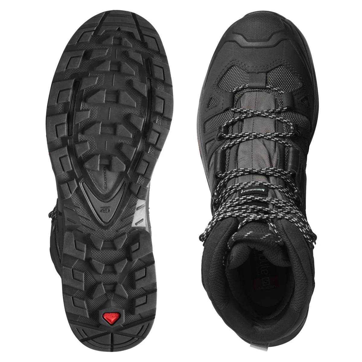 SALOMON Pánska trekingová obuv SALOMON Quest 4 GTX nepremokavá čierna 47 · záber 2