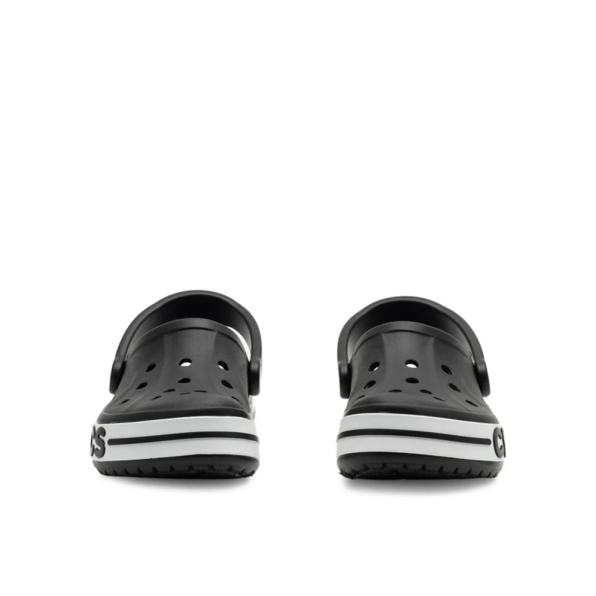 Kroksik (rekreációs cipő) CROCS Bayaband Clog black white · záber 5