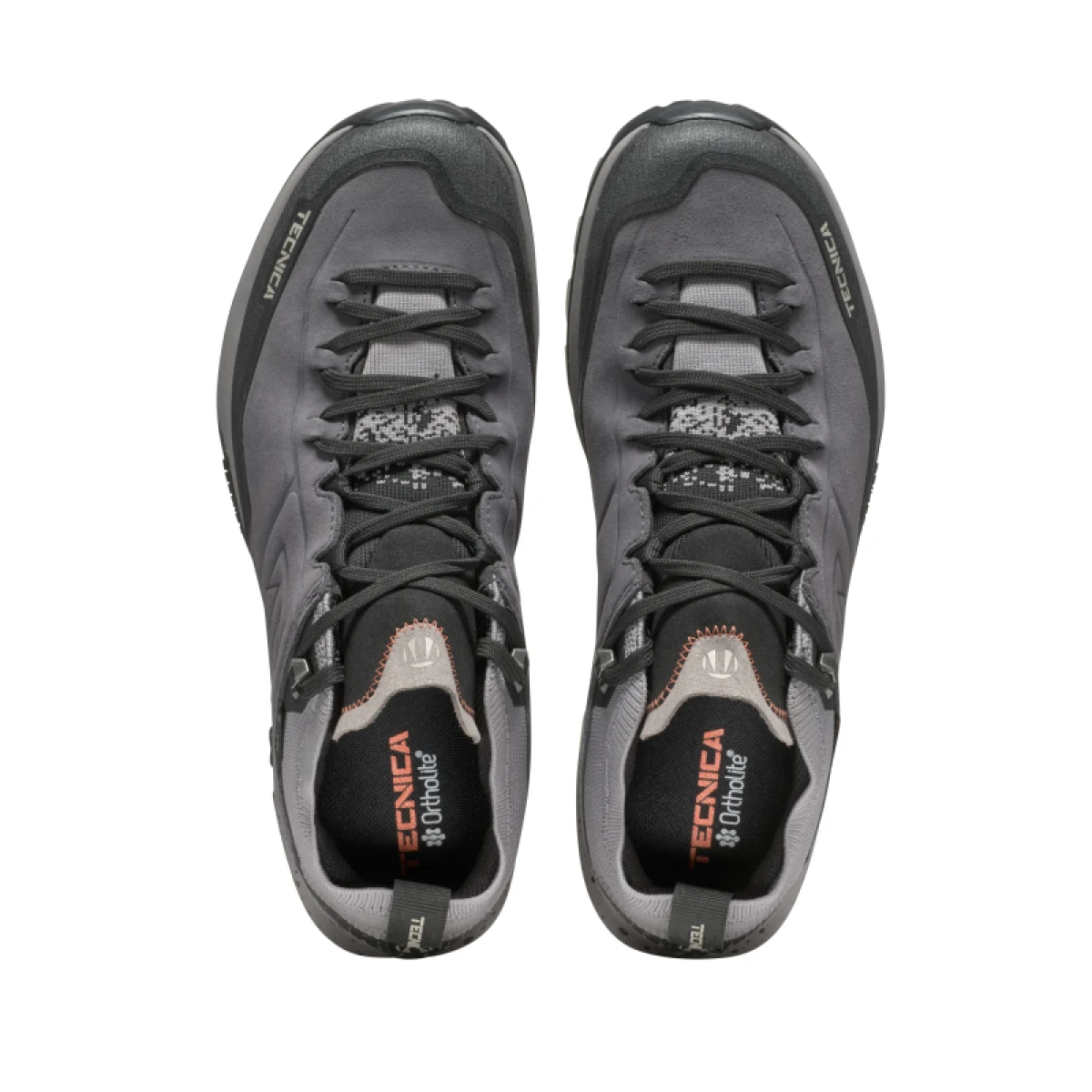 Pánská nízká turistická celokožená obuv TECNICA Forge Hike GTX Ms, dark grey burnt orange · záber 5