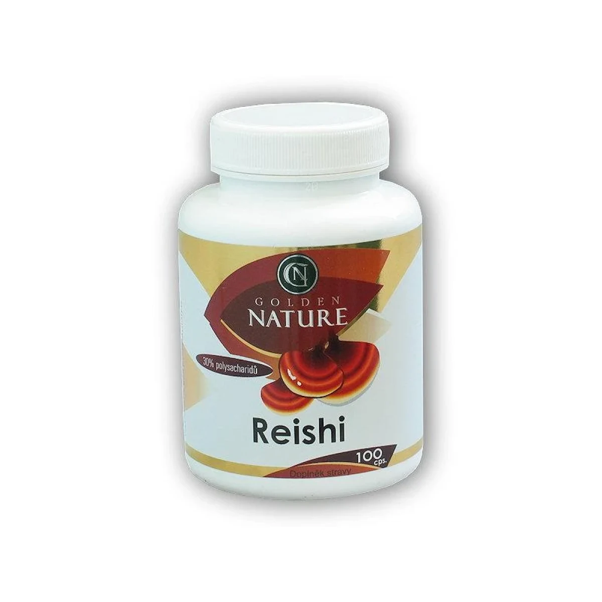 Golden Natur Reishi 30% polysacharidů 100 kapslí · záber 1