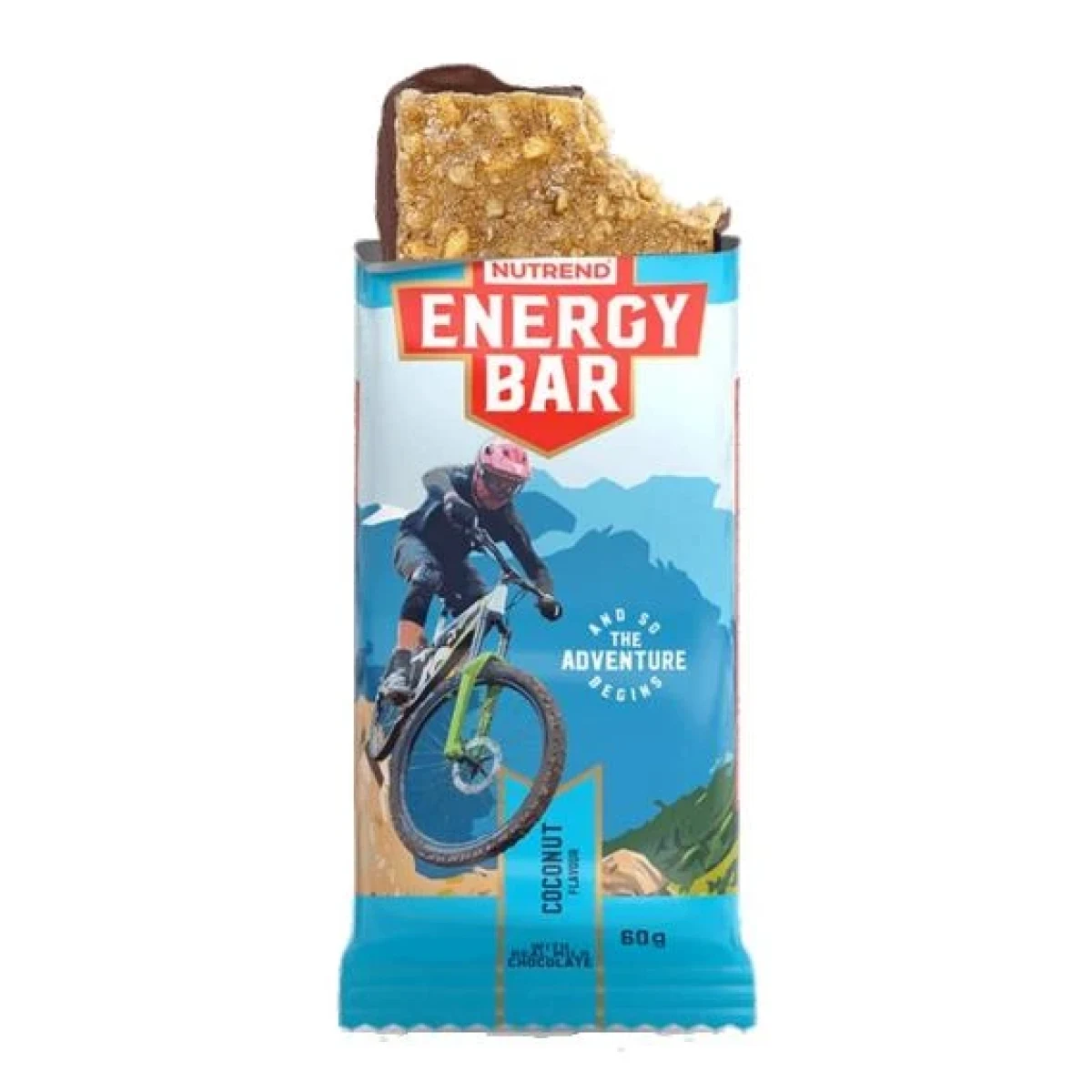 Nutrend ENERGY BAR 60g - Barva: Hnedá | Příchuť: Čokoládové brownies · záber 1