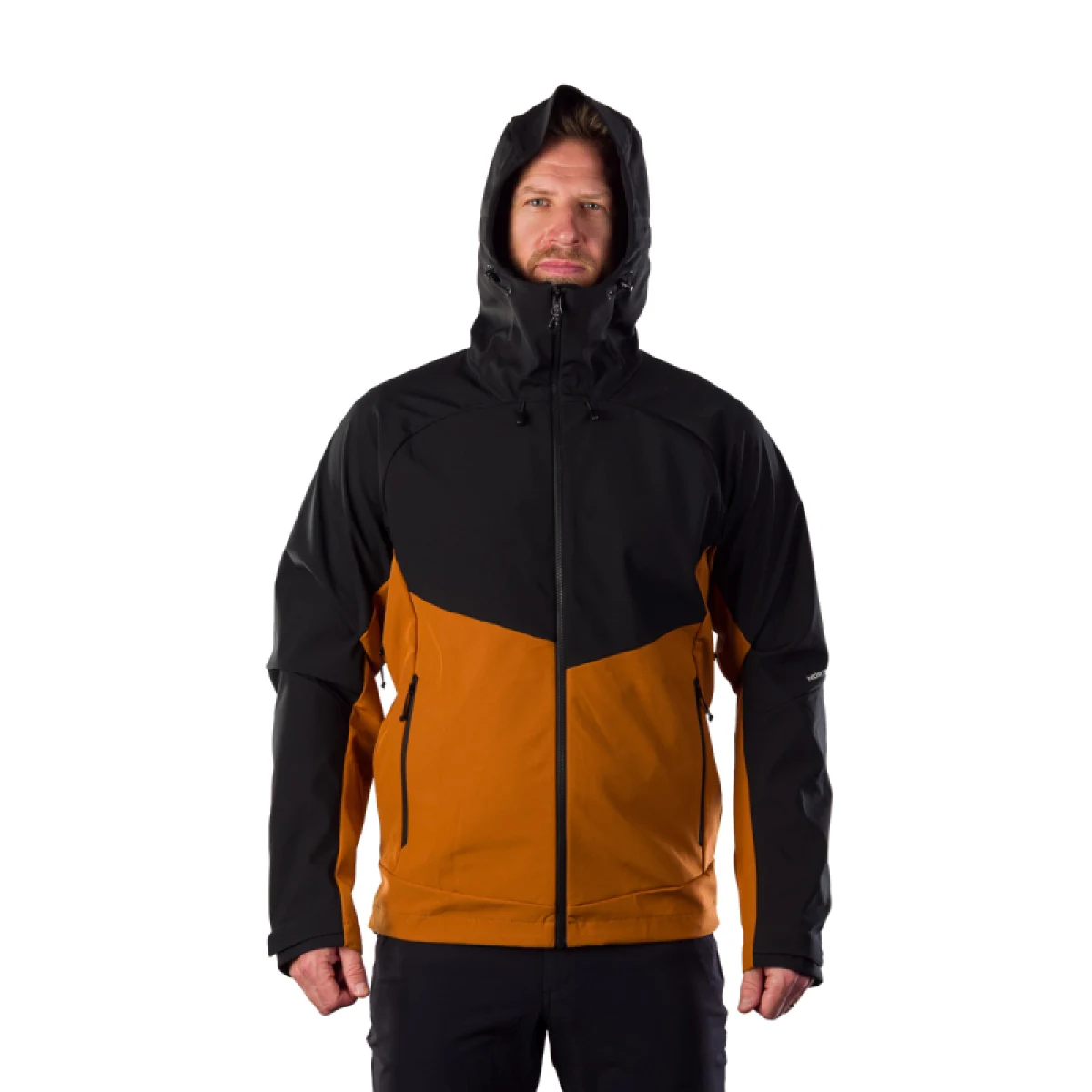 Pánska turistická bunda s kapucňou NORTHFINDER CLIFTON 519cinnamonblack · záber 3