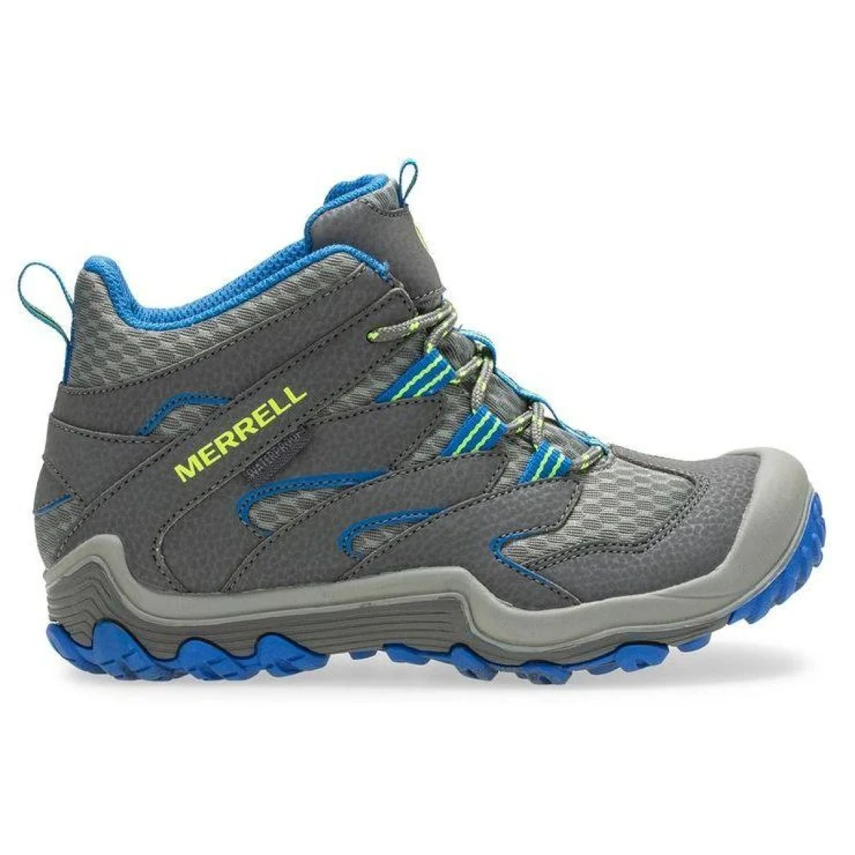 Merrell Mk262305 Chameleon 7 Mid Wp Grey/blue - Velikost: 28 | Barva: Modrá · záber 1
