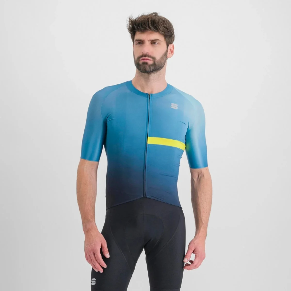 Pánský cyklistický dres s krátkým rukávem SPORTFUL Bomber jersey, berry blue cedar · záber 2