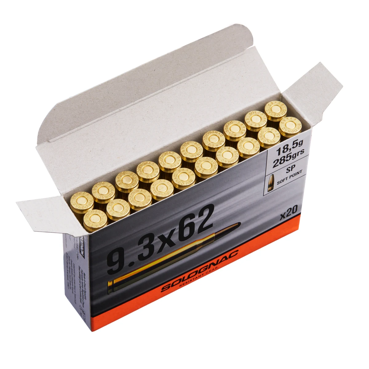 SOLOGNAC Náboje 9,3 × 62 18,5 g /285 grain 20 ks . · záber 2