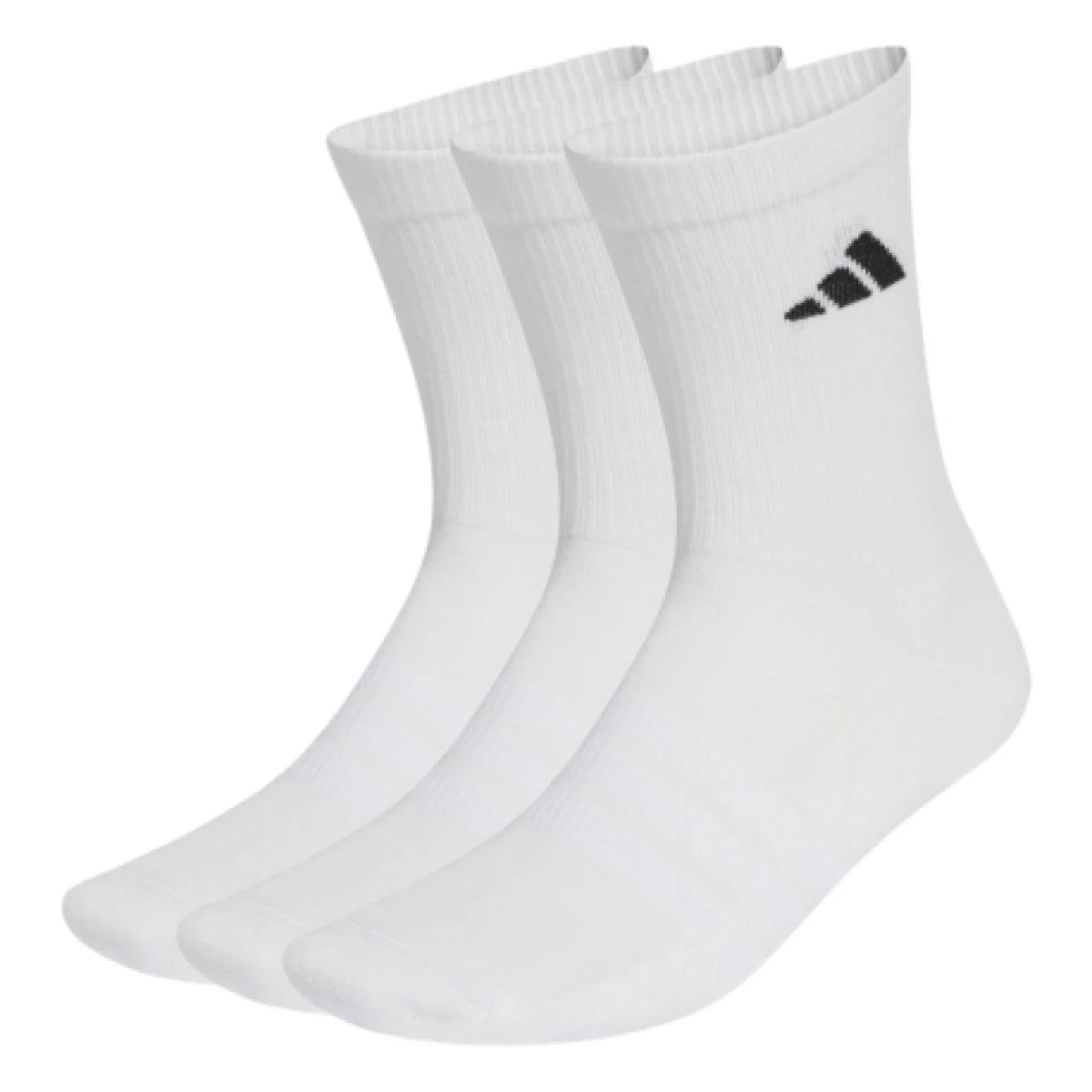 Ponožky ADIDAS 3PACK-C ESS CRW 3P WHITE WHITE BLACK · záber 1