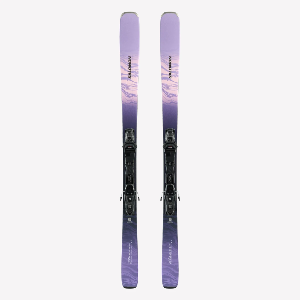 SALOMON SALOMON Stance W 84 dámske lyže s viazaním AM fialové 159 cm · záber 1