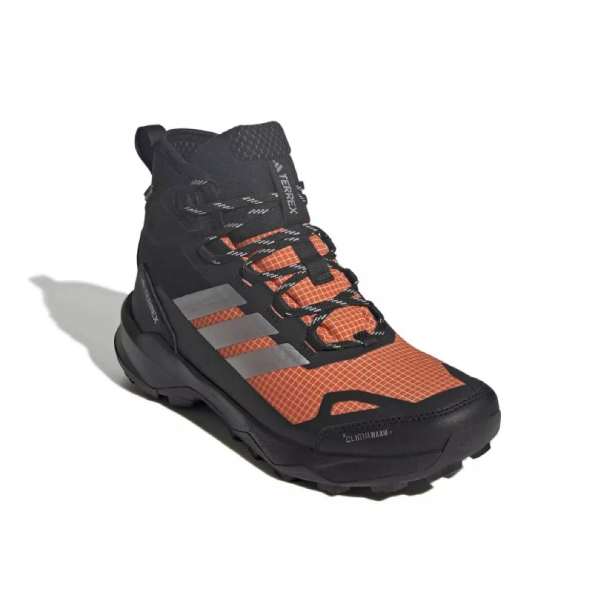 Pánska členková turistická obuv ADIDAS Terrex Skychaser AX5 Mid GTX Clima M core black matte silver semi impact orange · záber 3
