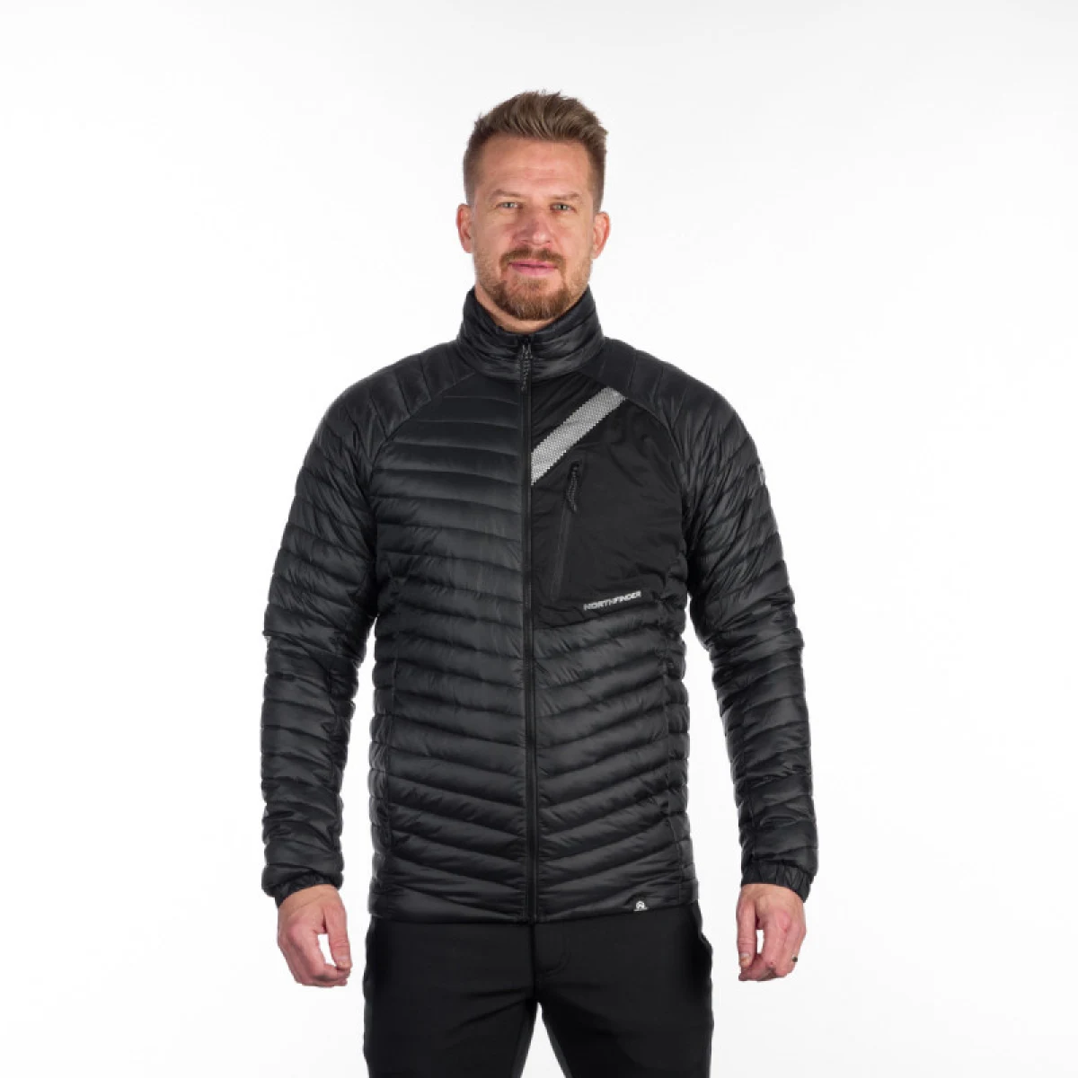 Pánská turistická bunda NORTHFINDER WILLARD-269-black · záber 3
