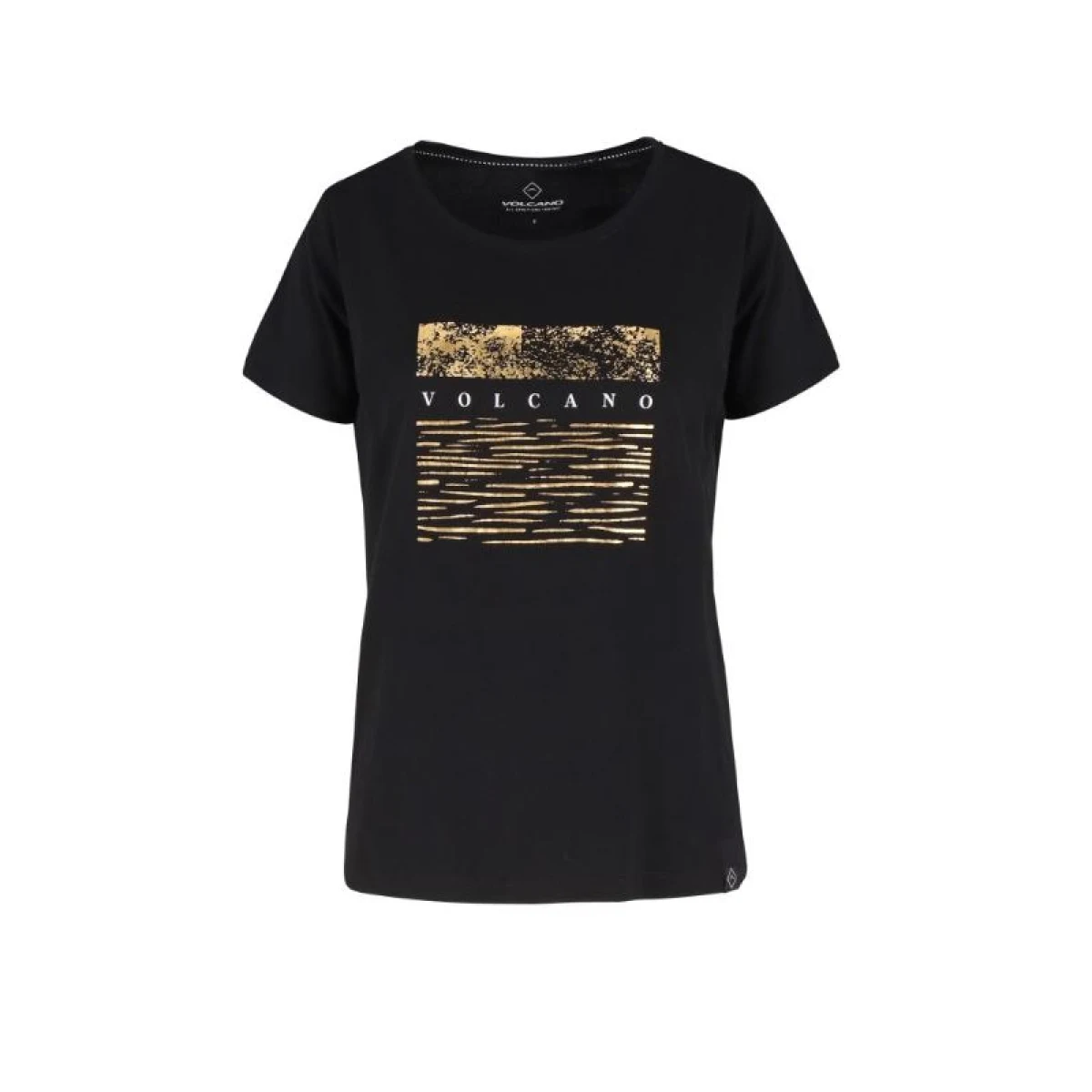 Dámské tričko s krátkým rukávem VOLCANO QUEEN-700-BLACK · záber 5