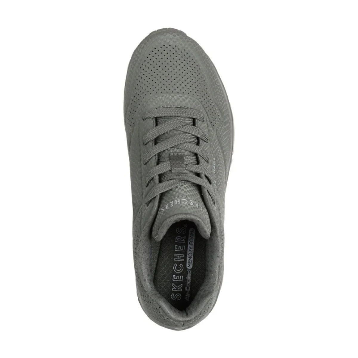 Dámska rekreačná obuv SKECHERS Uno Shiny scale W olive · záber 4