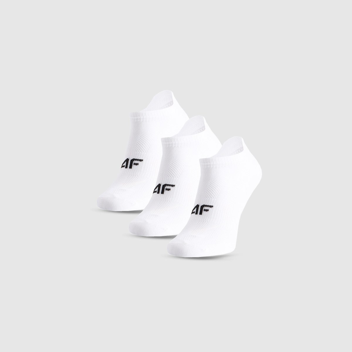 Chlapčenské športové členkové ponožky (3-pack) - biele · záber 1