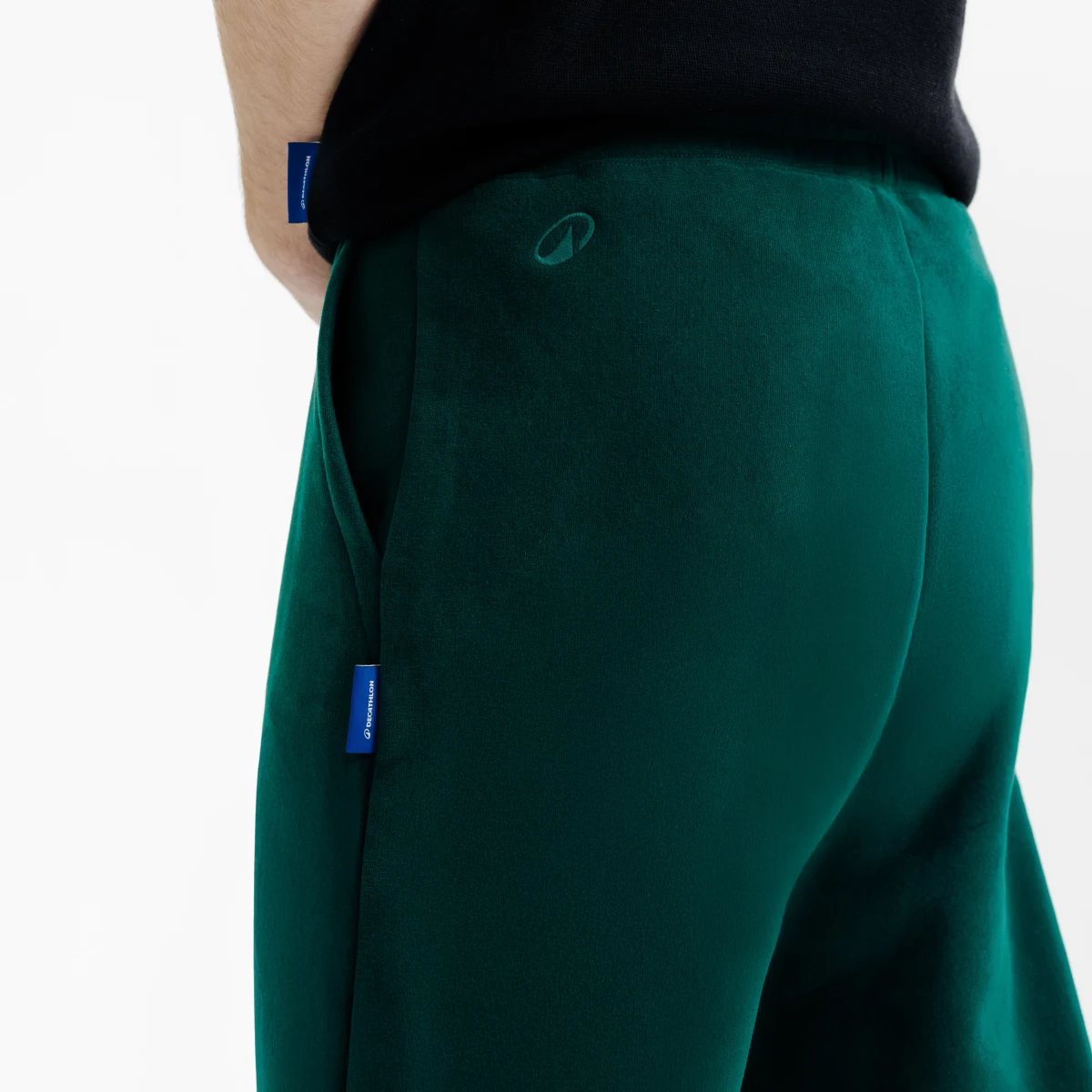 DECATHLON Pánske oversize tepláky zelené XS · záber 2