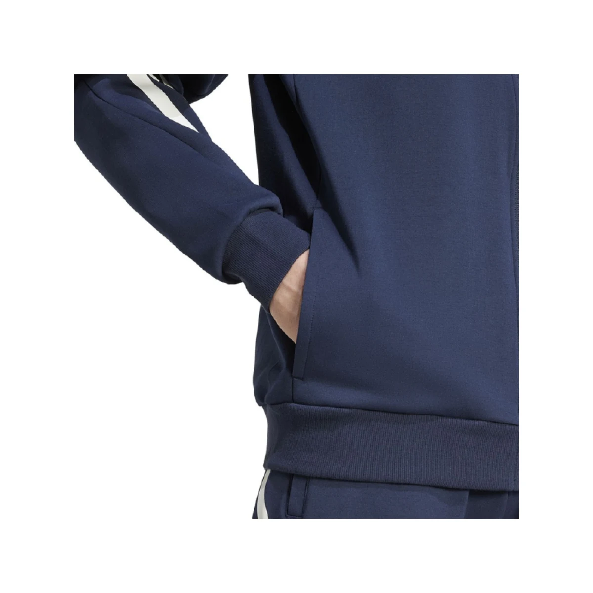 Pánská mikina se zipem ADIDAS M FI 3S FZ-IW8568-Black · záber 5