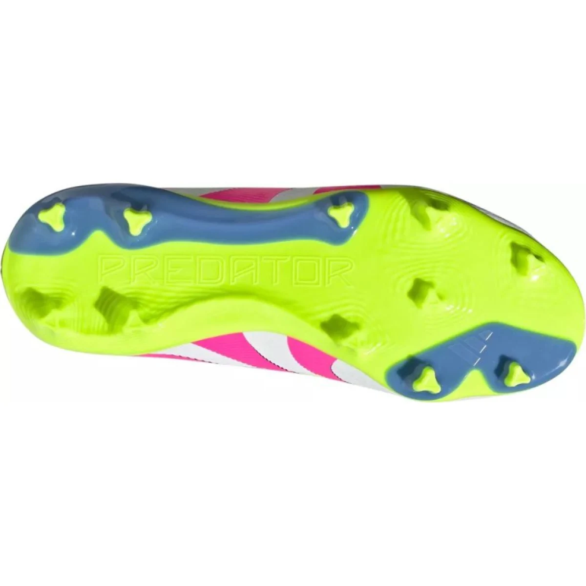 Chlapecké fotbalové kopačky outdoorové ADIDAS Predator League Jr FG MG cloud white lucid pink lucid lemon · záber 5