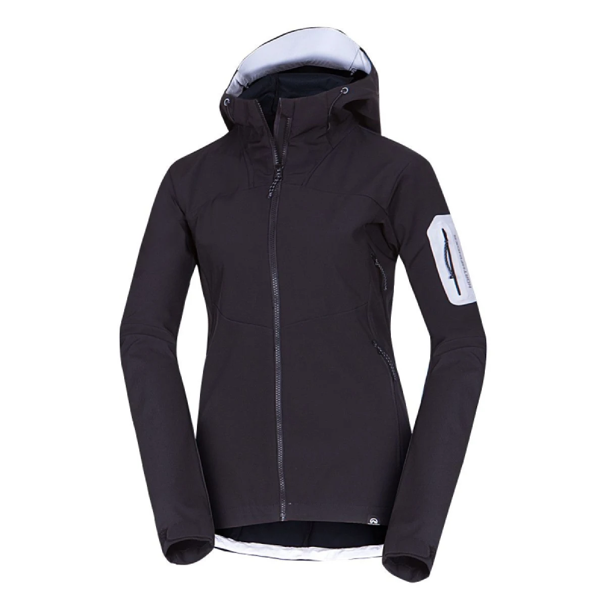 Dámská turistická softshellová bunda NORTHFINDER ANGIE-269black · záber 4