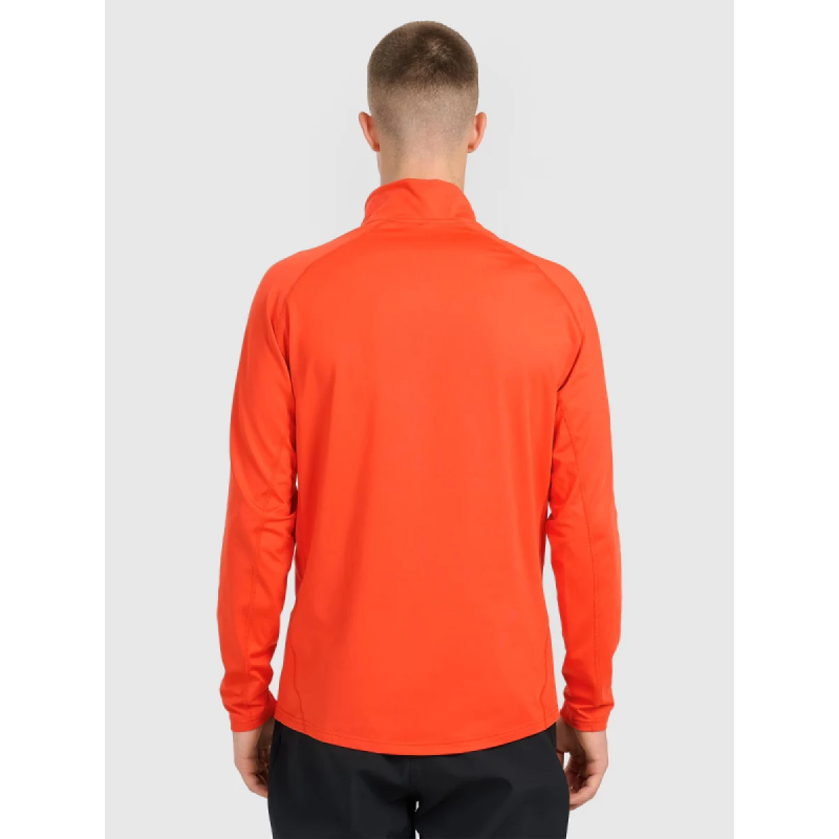 Pánská zateplená lyžařská mikina s 1 2 zipem 4F BRUSHED UNDERWEAR M101-WAW25UBRUM101-62S-RED · záber 4