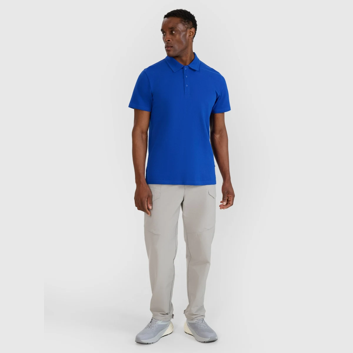 Pánské polo tričko regular - modré · záber 2