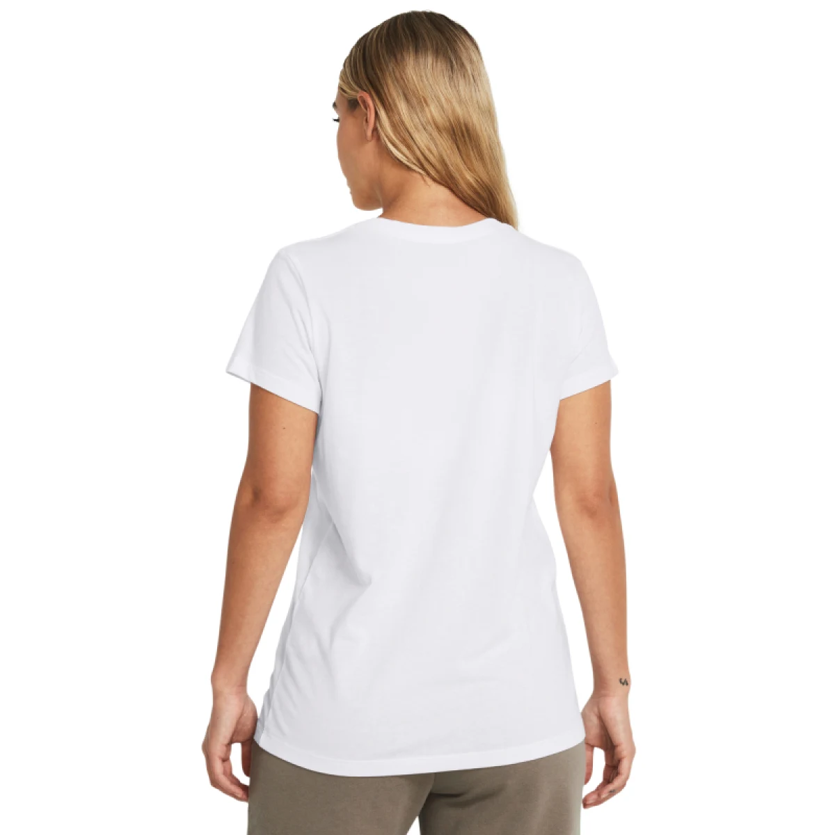 Dámské tričko s krátkým rukávem UNDER ARMOUR UA Rival Logo SS-WHT · záber 2