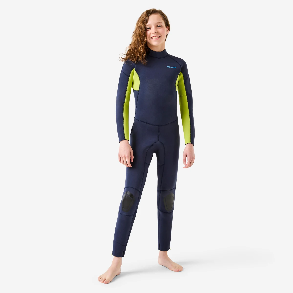 DECATHLON Detská celotelová neoprénová kombinéza 100 4/3 7-8 r (123-130 cm) · záber 1