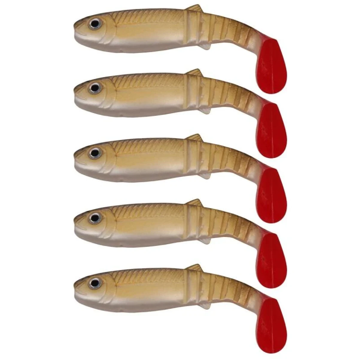 Merco Rubber Bait 06 gumové nástrahy 5 ks · záber 1