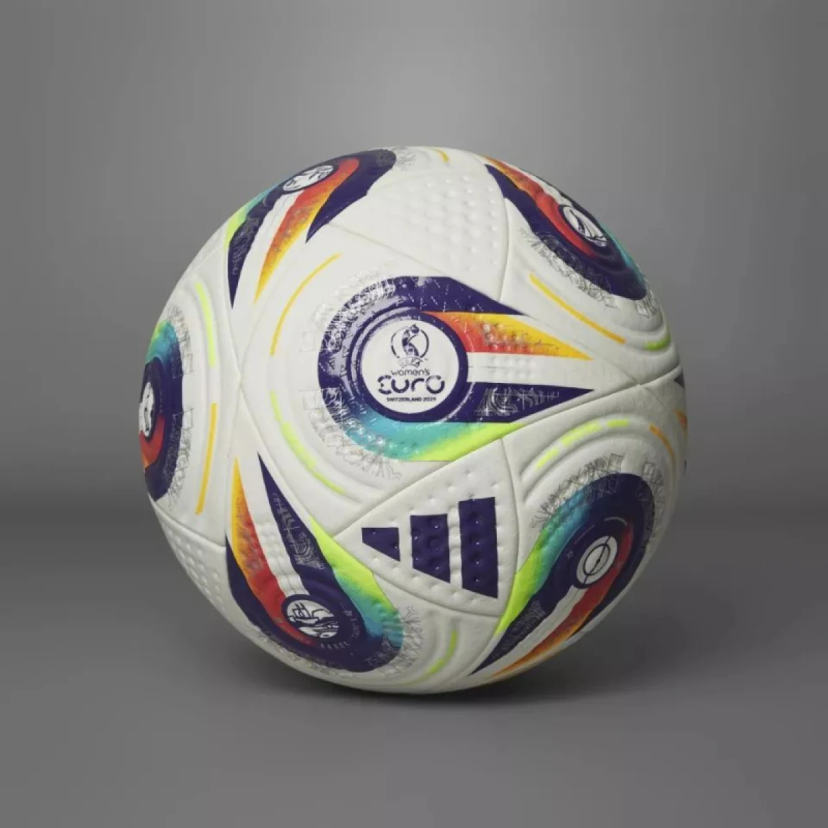 Fotbalový míč ADIDAS W EURO25 PRO WHITE PANTON PANTON · záber 5