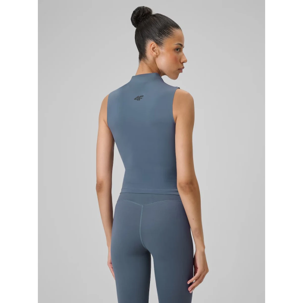 Dámske tréningové tričko bez rukávov 4F SLEEVELESS FNK F0885-32S-DENIM · záber 5