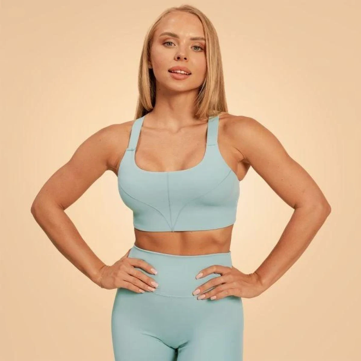 BeastPink Sportovní podprsenka Sense Storm Blue - Velikost: XS | Barva: modrá · záber 1