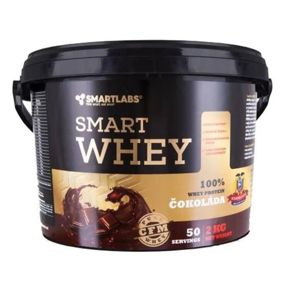 Smartlabs Smart Whey 2000g - Barva: Vícebarevná | Příchuť: Vanilka · záber 1