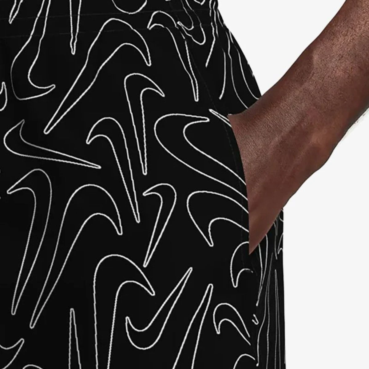 Férfi fürdőnadrág NIKE SWIM Breaker Logofetti 5 Black · záber 5